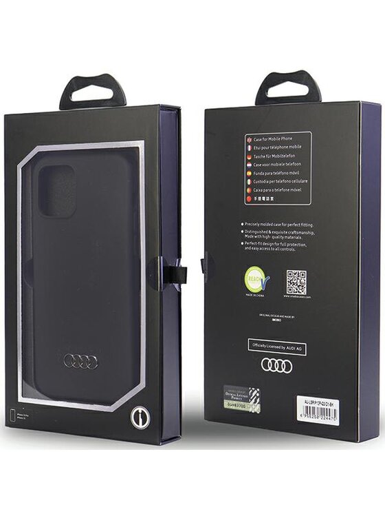 Audi Audi Etui na telefon iPhone 12/12 Pro Czarny