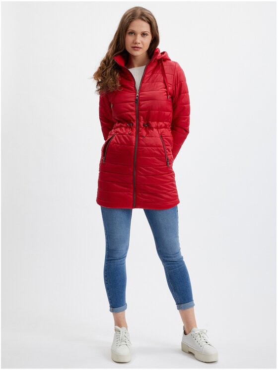 Orsay Orsay Trencz 807017-326000__42 Czerwony Regular Fit