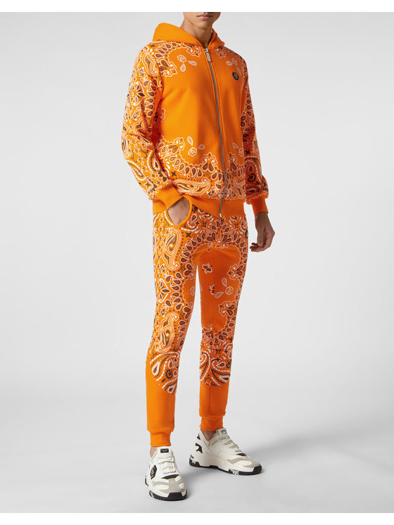 PHILIPP PLEIN PHILIPP PLEIN Dres 3125 Pomarańczowy Regular Fit