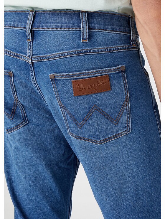 Wrangler Wrangler Jeansy Greensboro Niebieski Regular Fit