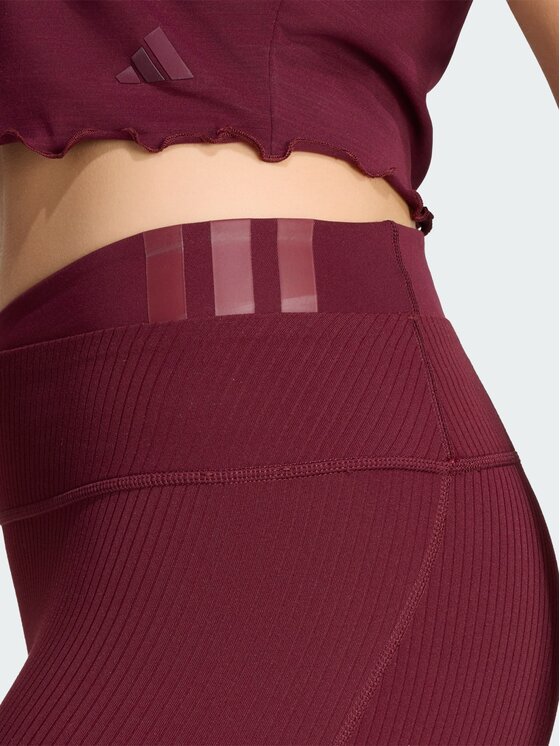 adidas adidas Legginsy 164625 Czerwony Fitted Fit