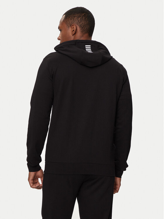 EA7 Emporio Armani EA7 Emporio Armani Mikina 8NPM32 PJVRZ 1200 Čierna Regular Fit
