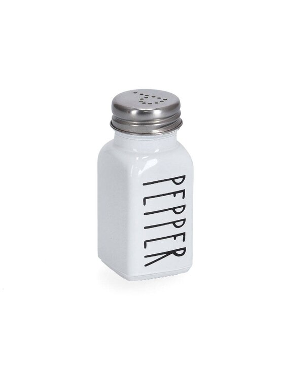 MIAhome MIAhome Pieprzniczka MAKEDO PEPPER biała z nakrętką 80 ml Biały