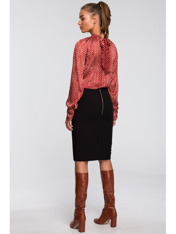 Stylove Stylove Blusa S235 Rosso Regular Fit