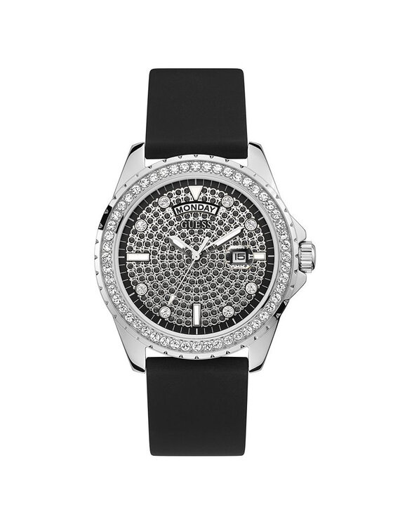 Guess Guess Hodinky GW0396G1 Stříbrná