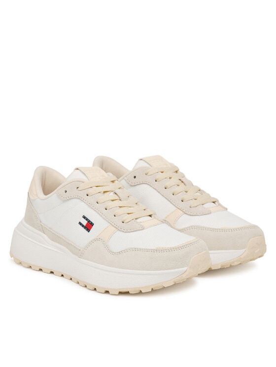 Tommy Jeans Tommy Jeans Sportcipők Modern Runner Mix EN0EN03100 Fehér