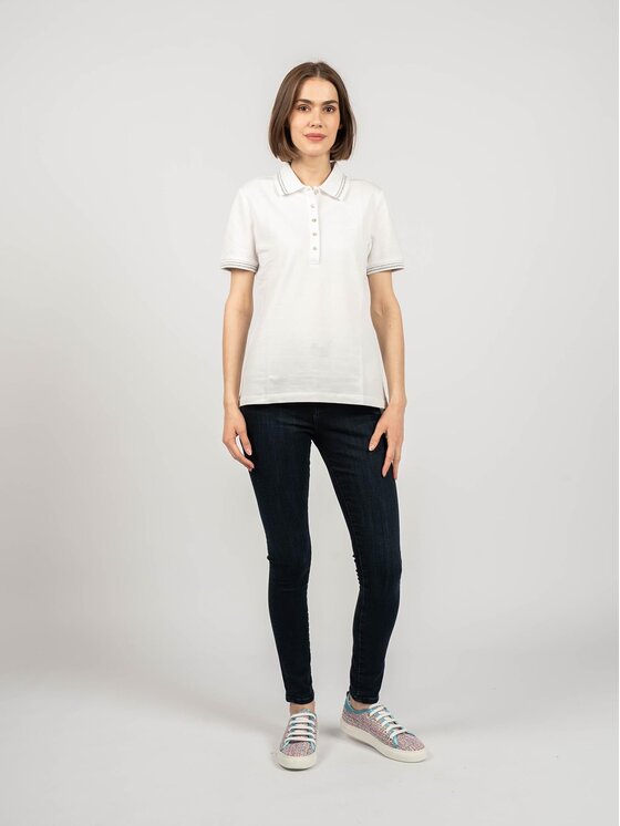 Geox Geox Polo W1210A/T2649 | W Sustin Λευκό Regular Fit