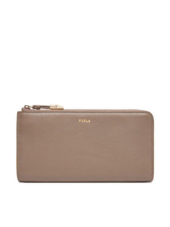 Furla Duży Portfel Damski Goccia L Zip Around WP00471 BX3036 KH 2572S Beżowy