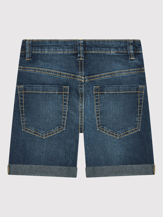 United Colors Of Benetton United Colors Of Benetton Pantaloni scurți de blugi 4XA259DY0 Albastru Slim Fit