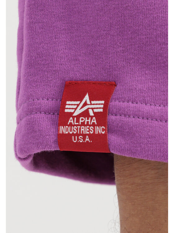 Alpha Industries Alpha Industries Szorty sportowe Basic Small Logo Short Czerwony Regular Fit