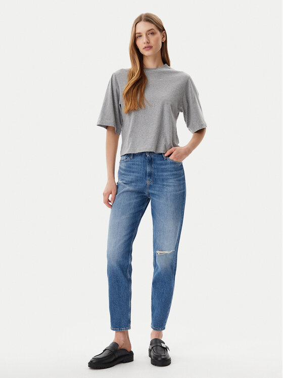 Calvin Klein Jeans Calvin Klein Jeans Džínsy J20J225140 Modrá Mom Fit