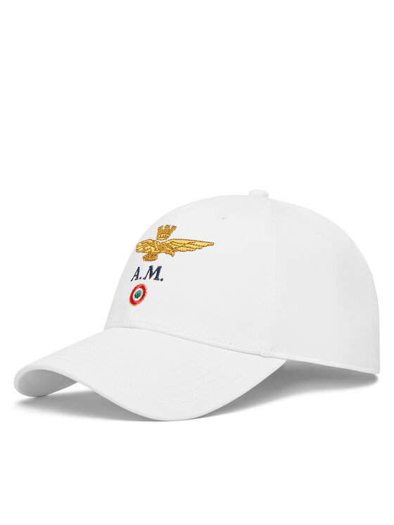 Aeronautica Militare Aeronautica Militare Kepurė su snapeliu 261HA1100UCT02848 Balta