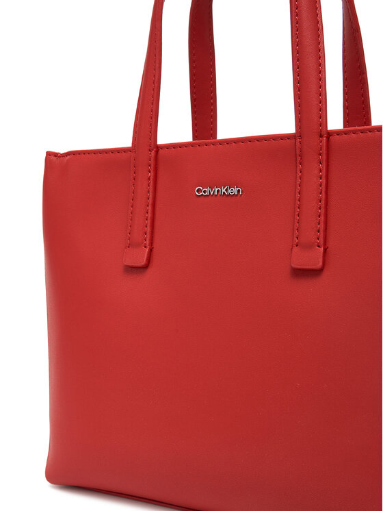 Calvin Klein Calvin Klein Ročna torba Ck Must Small Tote K60K612904 Rdeča