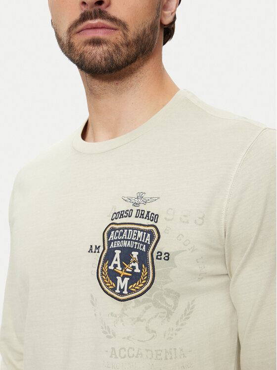 Aeronautica Militare Aeronautica Militare Hosszú ujjú 242TS2300J652 Bézs Regular Fit