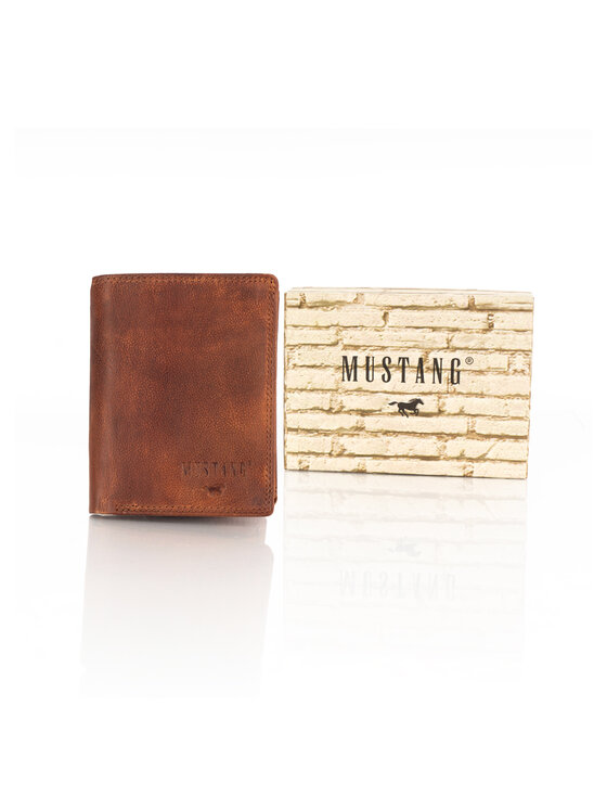 Mustang Mustang Portafoglio da uomo DENIMO WALLET Marrone