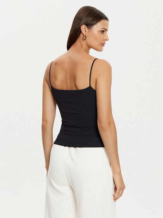 Guess Guess Τοπ V5RP08 KCOA2 Μαύρο Regular Fit