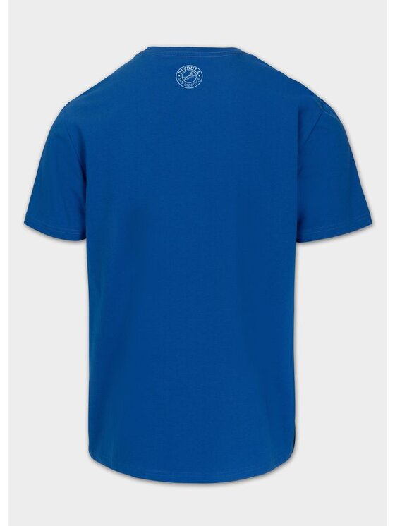 PITBULL PITBULL T-Shirt SAN DIEGO CA Niebieski Regular Fit