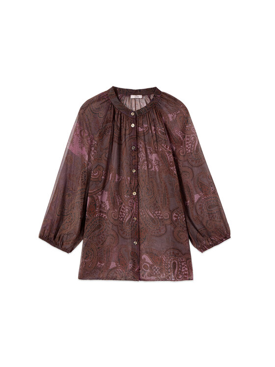 Oltre Oltre Camicia 5050J000980N0V7 Marrone Regular Fit