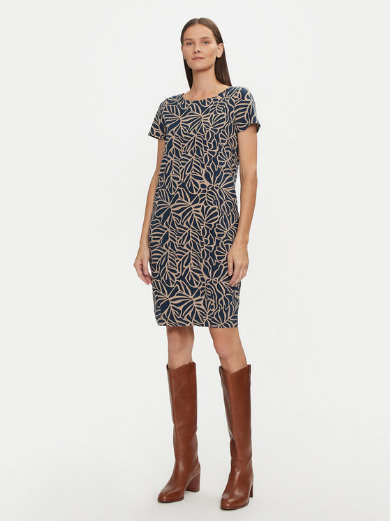 Tatuum Tatuum Повсякденна сукня Koka T2418.202B Cиній Regular Fit