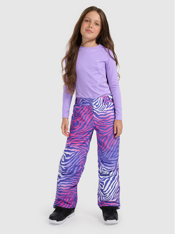 4F 4F Spodnie snowboardowe SNOWBOARD Kolorowy Regular Fit