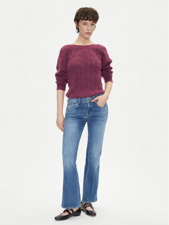 Pepe Jeans Pepe Jeans Sweter Nova PL702239 Różowy Regular Fit