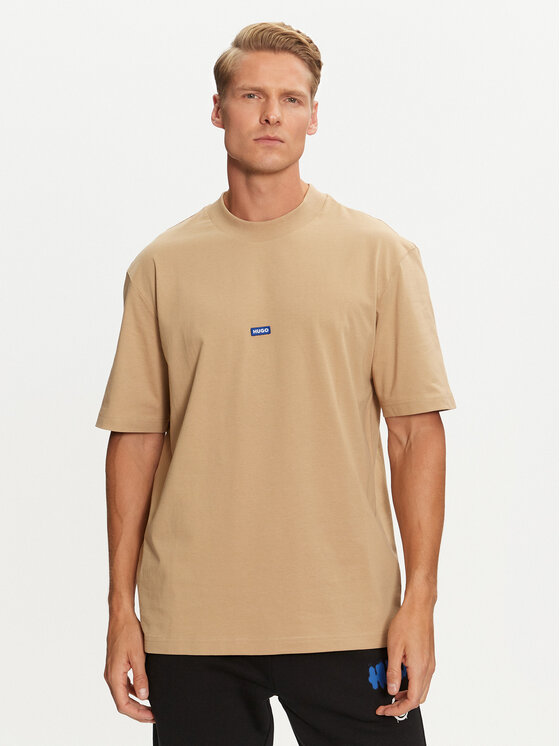 HUGO Hugo T-särk Nieros 50509991 Beež Regular Fit