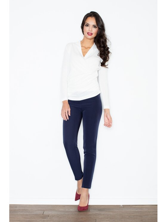 FIGL FIGL Svetr M247 Écru Regular Fit