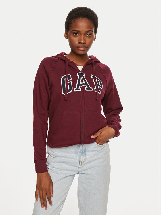 Gap Felpa 463503 00 Bordeaux Regular Fit Modivo