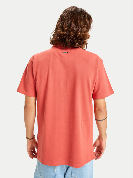 Quiksilver Quiksilver Polo majica Mw Pique Polo EQYKT04392 Bordo rdeča Regular Fit