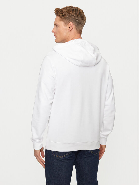 HUGO Hugo Felpa Daltorreson 50523848 Bianco Regular Fit