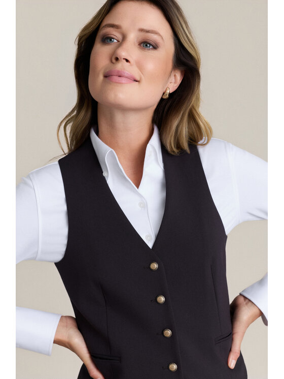 Lancerto Lancerto Kamizelka Antonella KA073126000014 Brązowy Regular Fit