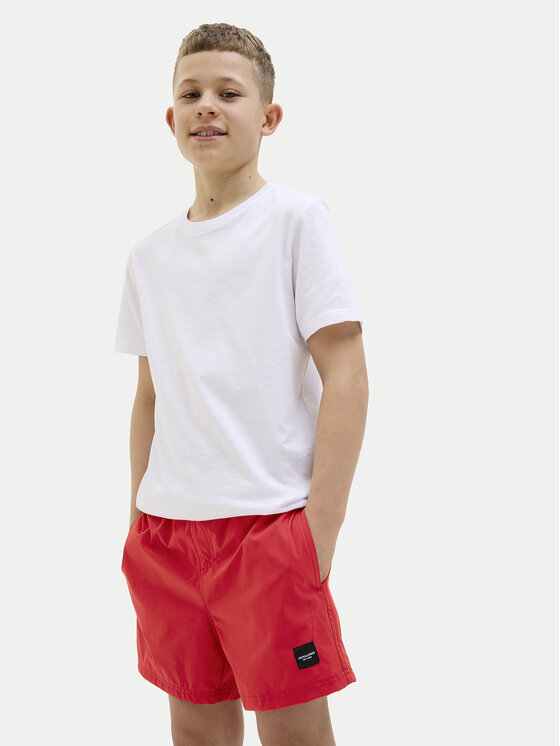 Jack & Jones Junior Jack & Jones Junior Плувни шорти Maui 12273847 Червен Regular Fit