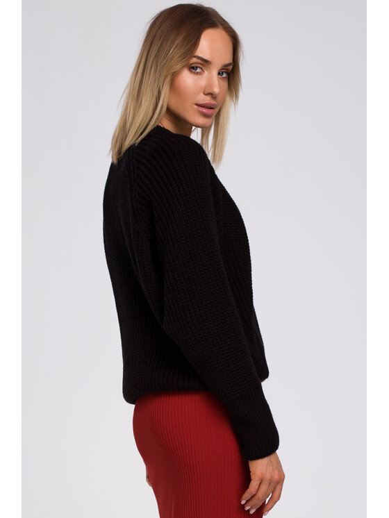 Made of Emotion Made of Emotion Sweter M537 Czarny