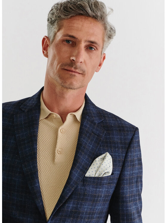 Pako Lorente Pako Lorente Marynarka P23WP-3X-007 Granatowy Slim Fit