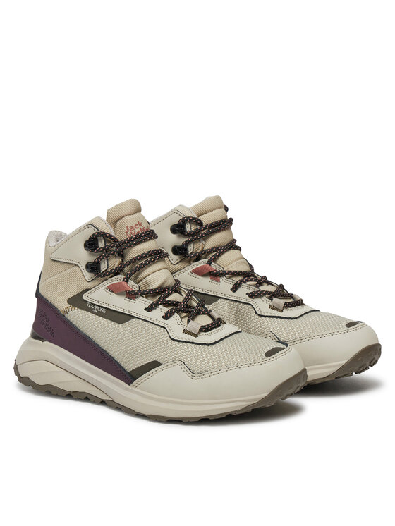 Jack Wolfskin Jack Wolfskin Παπούτσια πεζοπορίας Dromoventure Texapore Mid W 4059651 Μπεζ