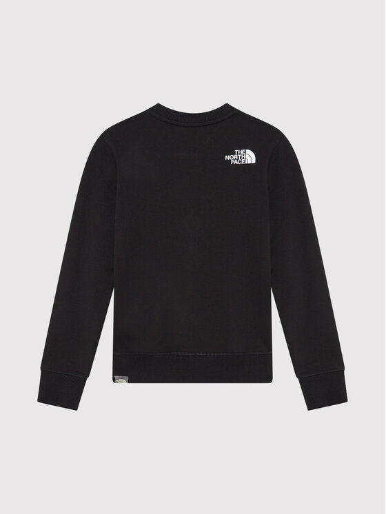 The North Face The North Face Bluza Box Crew NF0A37FY1E31 Czarny Regular Fit