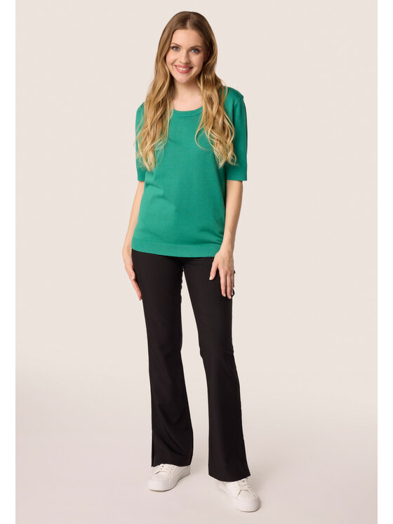 QUIOSQUE QUIOSQUE Svetr 6VF003 Zelená Regular Fit