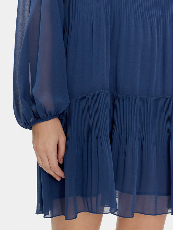 Liu Jo Liu Jo Sukienka codzienna MA4106 T5975 Granatowy Regular Fit