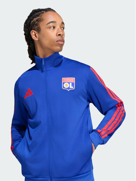 adidas adidas Koszulka techniczna Olympique Lyonnais DNA Niebieski jasny Regular Fit