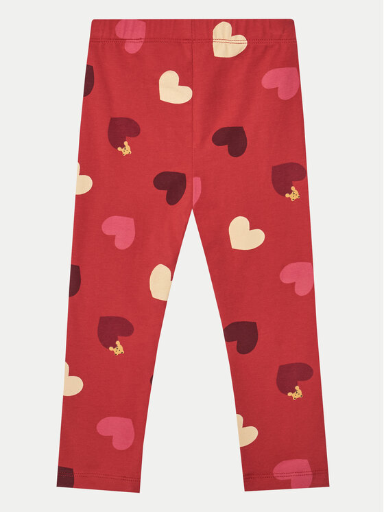 Gap Gap Legginsy 525365 Czerwony Regular Fit