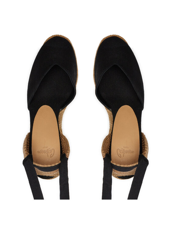 Castañer Castañer Espadryle Chiara T/8Ed/001 021458 Czarny