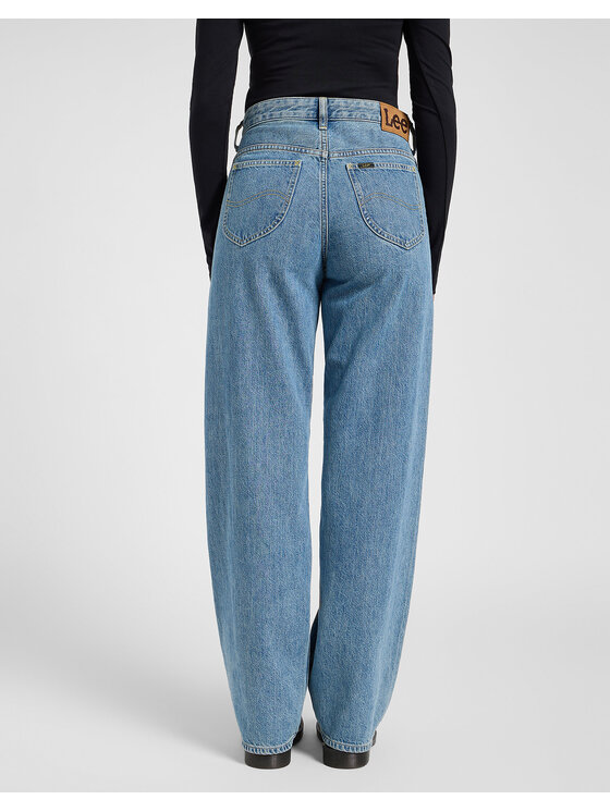 Lee Lee Jeansy RIDER LOOSE Niebieski Loose Fit