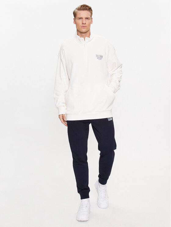 Reebok Reebok Mikina Archive Essentials IK6128 Bílá Regular Fit