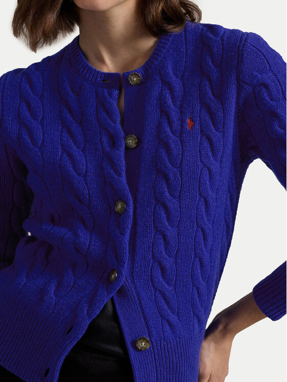 Polo Ralph Lauren Polo Ralph Lauren Kardigán 211910443018 Kék Regular Fit