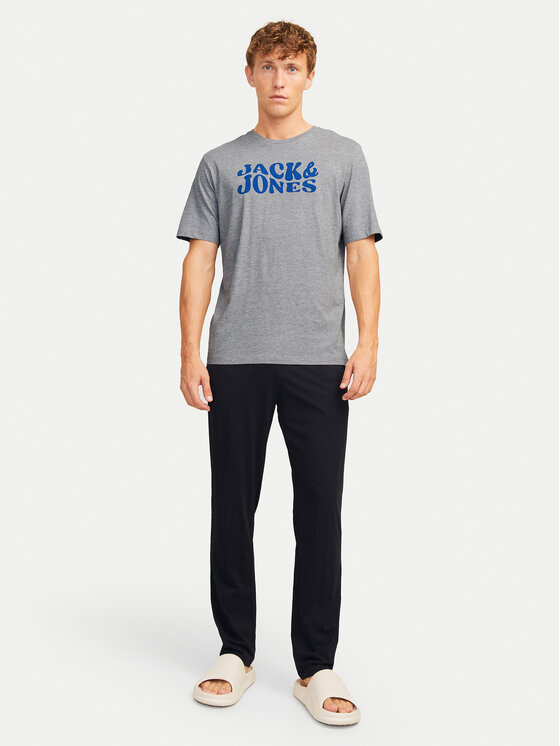 Jack&Jones Jack&Jones Pidžama Elton 12266998 Siva Standard Fit