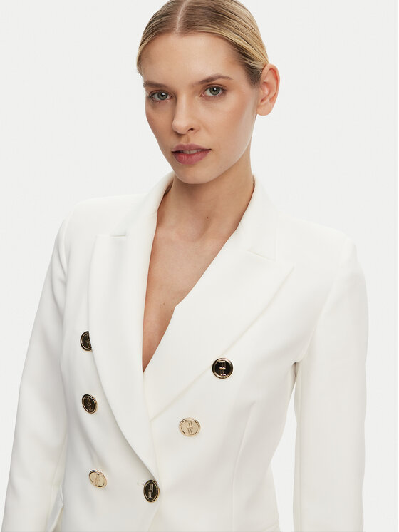 Artigli Artigli Marynarka ACGI000839 Biały Regular Fit