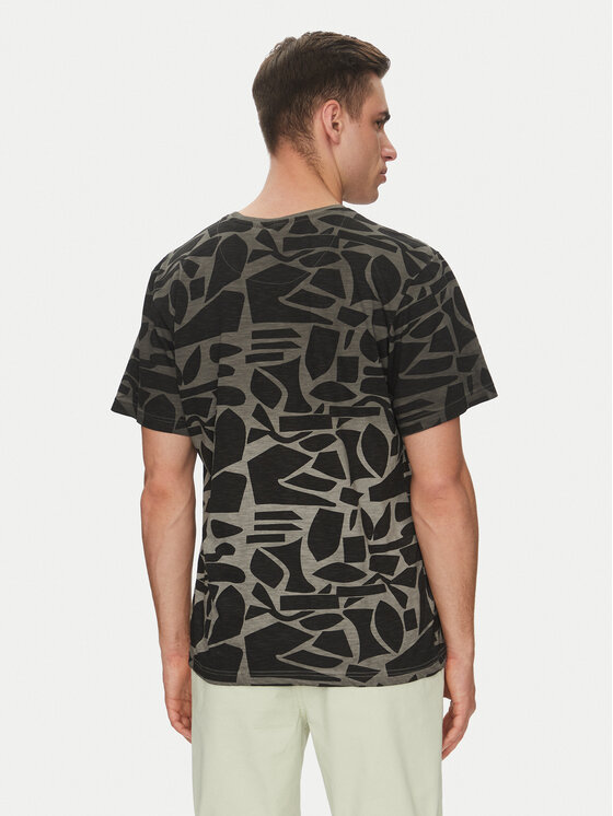 INDICODE INDICODE T-Shirt Avarua 41-102 Μαύρο Regular Fit