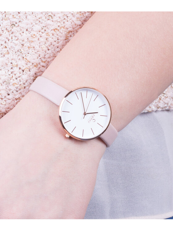 Obaku Obaku Zegarek V211LXVIRX Różowy