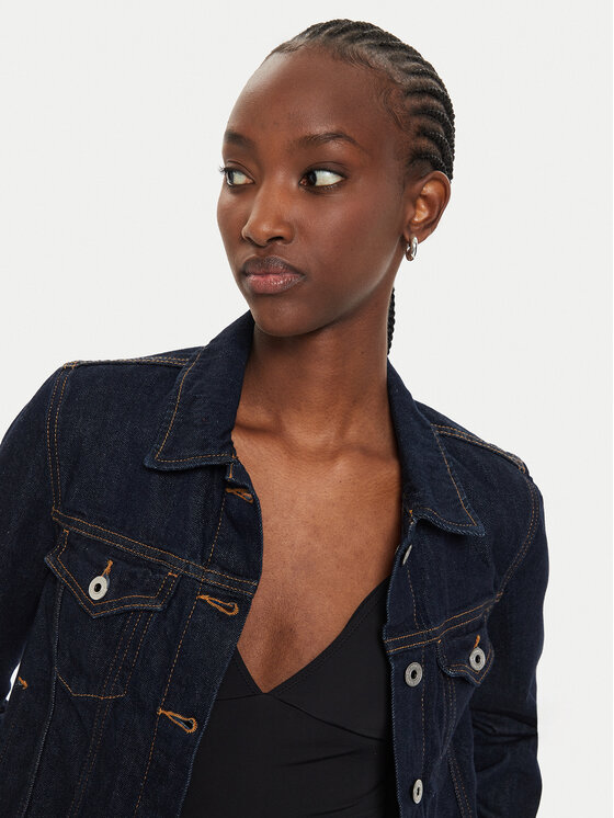 Pepe Jeans Pepe Jeans Traper jakna PL402430 Tamnoplava Slim Fit