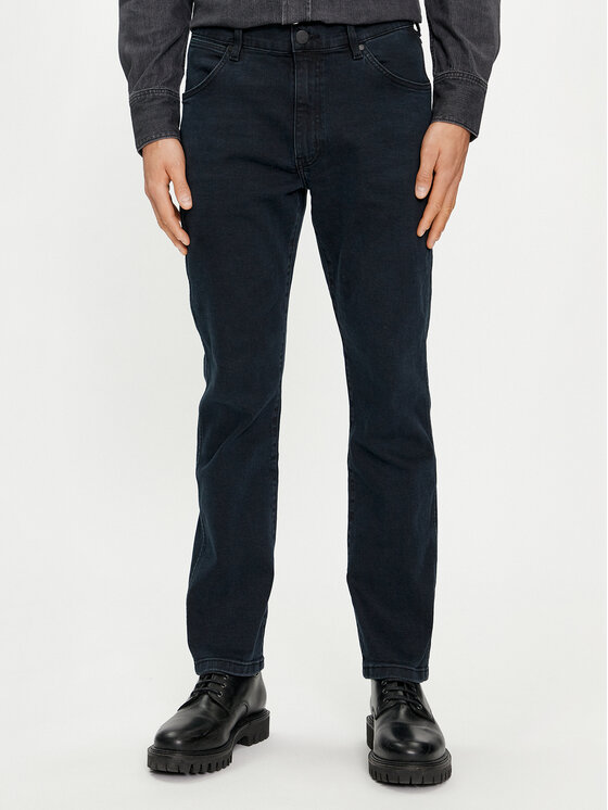 Wrangler Wrangler Jeans hlače Larston 112350840 Modra Slim Fit